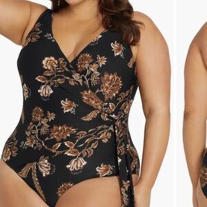 Artesands NWT $170 Chantique Hayes Underwire One-Piece Swimsuit 18‎ D DD